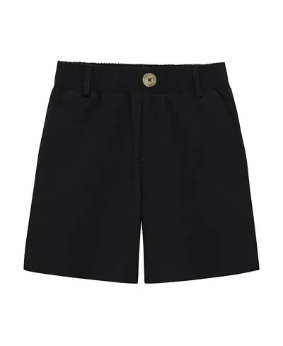 Courtside Boys' Dress Shorts Lined - Little Kid, Big Kid In Black