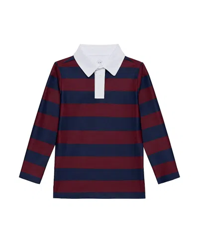 Courtside Boys' Long Sleeve Polo Shirt - Little Kid, Big Kid In Multi