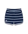 Courtside Kids Boys Retro Super Short Lined In Blue