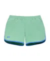 Courtside Boys' Retro Super Short Lined - Little Kid, Big Kid In Green