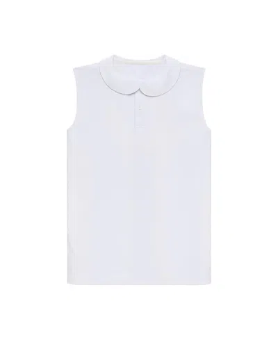 Courtside Girls' Girly Tank - Little Kid, Big Kid In White