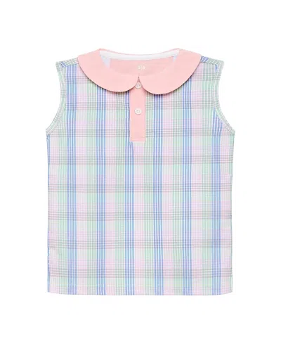 Courtside Girls' Girly Tank - Little Kid, Big Kid In Blue