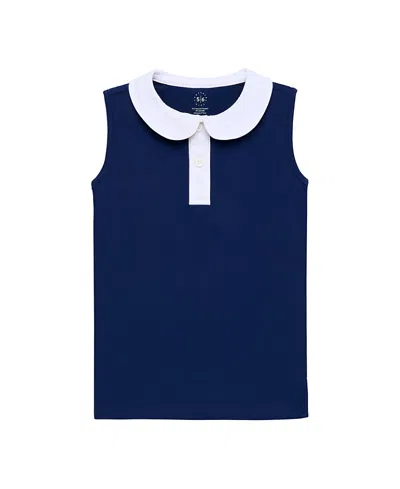 Courtside Girls' Girly Tank - Little Kid, Big Kid In Blue