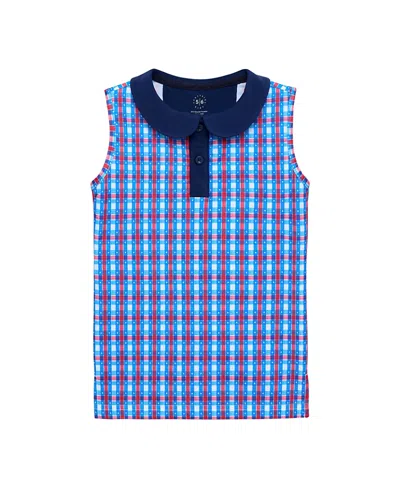 Courtside Kids Girly Girls Tank Top In Blue