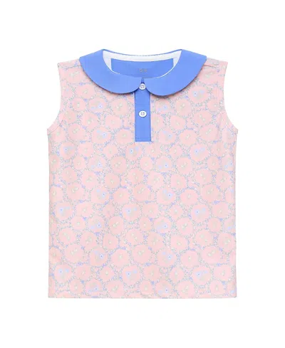 Courtside Girls' Girly Tank - Little Kid, Big Kid In Pink