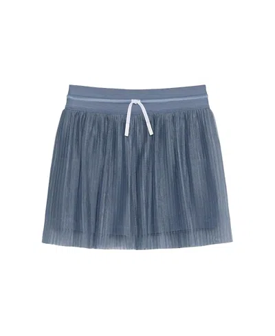 Courtside Kids Girls Pleated Skort In Blue