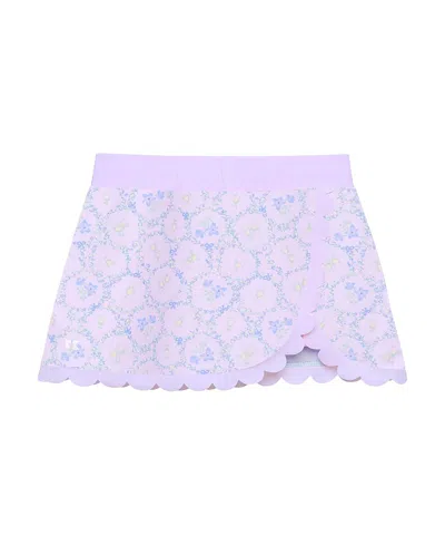 Courtside Girls' Scalloped Skort - Little Kid, Big Kid In Purple