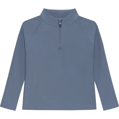 Courtside Kids Boys Half Zip In Blue