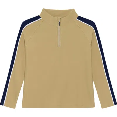 Courtside Kids Boys Half Zip In Yellow