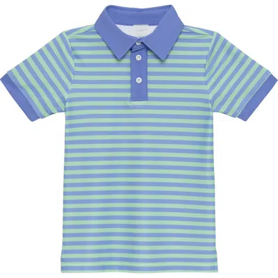 Courtside Kids Boys Polo Shirt In Blue