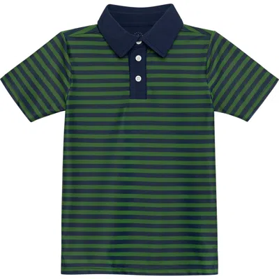 Courtside Kids Boys Polo Shirt In Green