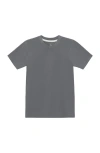 Courtside Kids Boys Practice Tee Shirt In Gray