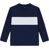 Courtside Kids Boys Pullover Sweatshirt In Blue