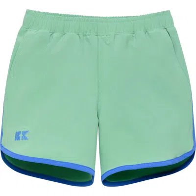 Courtside Kids Boys Retro Super Short Lined In Green