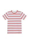 Courtside Kids Boys Practice Tee In Red