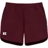 Courtside Kids Boys Super Short Lined In Burgundy