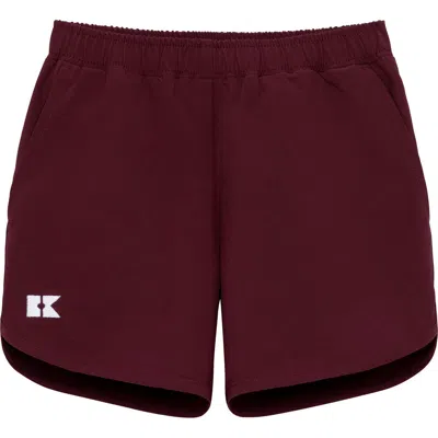 Courtside Kids Boys Super Short In Burgundy