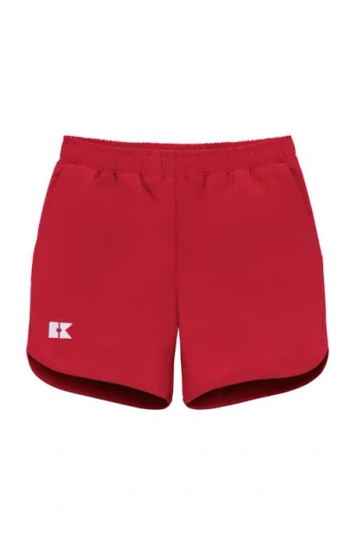 Courtside Kids Boys Super Short Lined In Red