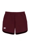 Courtside Kids Boys Super Short Lined In Burgundy