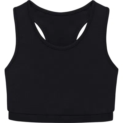 Courtside Kids Crop Top In Black