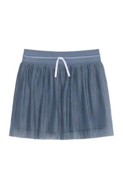 Courtside Kids Girls Pleated Skort In Blue