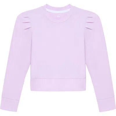 Courtside Kids Girls Pullover Sweatshirt In Purple