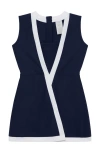 Courtside Kids Girls Tennis Skort Dress In Blue