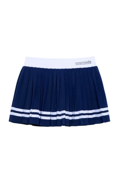 Courtside Kids Pleated Skort In Multi