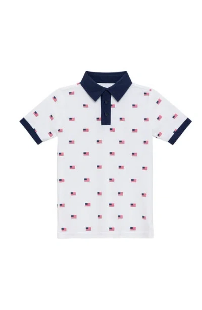 Courtside Kids Polo Shirt In Multi