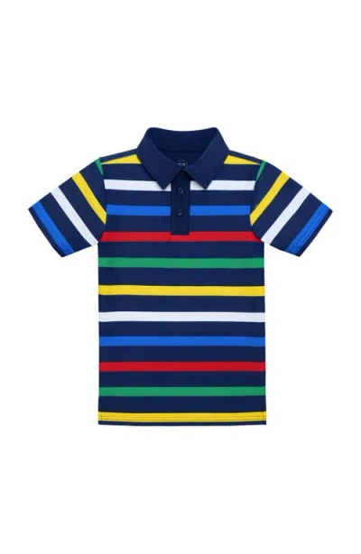 Courtside Kids Polo Shirt In Multi