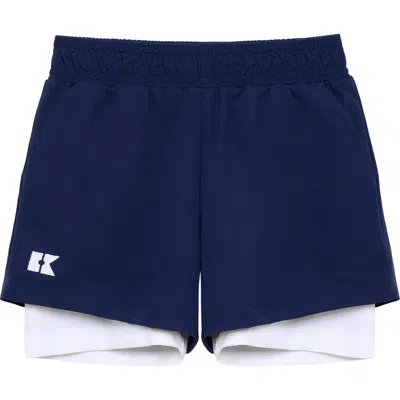Courtside Kids Running Short In Animal Print