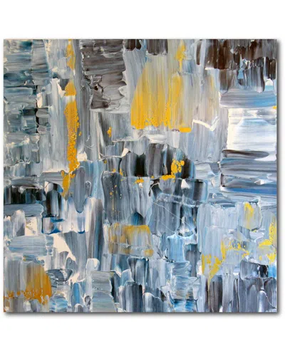 Courtside Market A Walk At Twilight Gallery-wrapped Canvas Wall Art In Multi