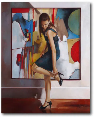 Courtside Market Abstract In Heels Canvas Wall Art In Multi