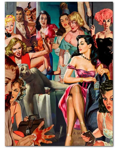 Courtside Market Artist In Hallway Canvas Wall Art In Multi