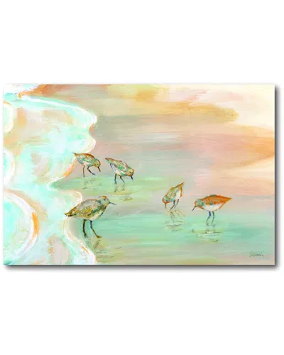 Courtside Market Back Bay Sandpipers Canvas Wall Art