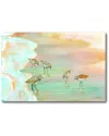 Courtside Market Back Bay Sandpipers Canvas Wall Art