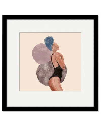 Courtside Market Bathing Beauty 18x18in Framed Art