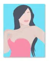 Courtside Market Beautiful Girl Canvas Wall Art