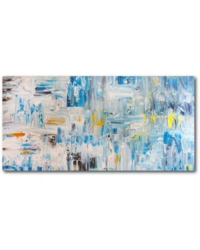 Courtside Market Beginnings Gallery-wrapped Canvas Wall Art In Blue
