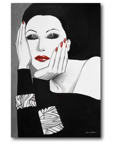 Courtside Market Black & White Fashion I Canvas Wall Art In Multi