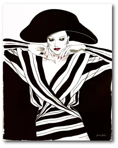 Courtside Market Black & White Fashion Ii Canvas Wall Art In Multi