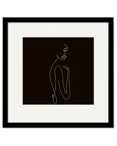 COURTSIDE MARKET COURTSIDE MARKET BLACK & WHITE FIGURE II 18X18IN FRAMED ART