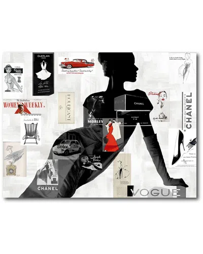 Courtside Market Black & White I Canvas Wall Art In Multi