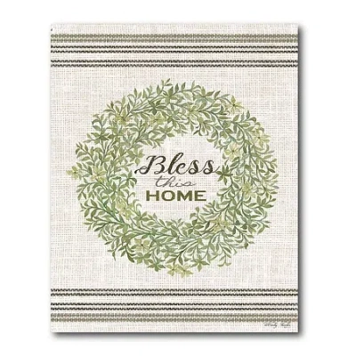 Courtside Market Bless This Home Canvas Art In Multi