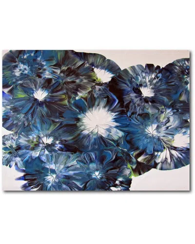 Courtside Market Blue Surprises Gallery-wrapped Canvas Wall Art
