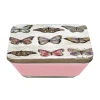 Courtside Market Butterfly Love Pattern 3-in-1 20oz Soy Wax With Decorative Art Lid Scented Jar Candle In Pink