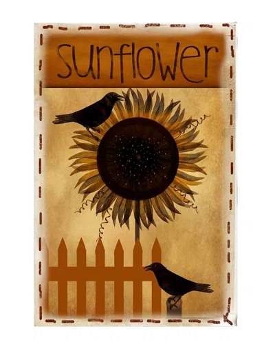Courtside Market Canvas Art In Brown