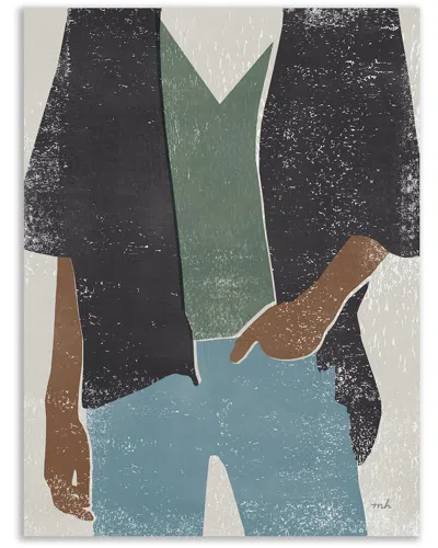 Courtside Market Casual Crop I Canvas Wall Art In Multi