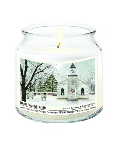 Courtside Market Christmas Chapel Hand-poured Soy Wax Candle In Multi