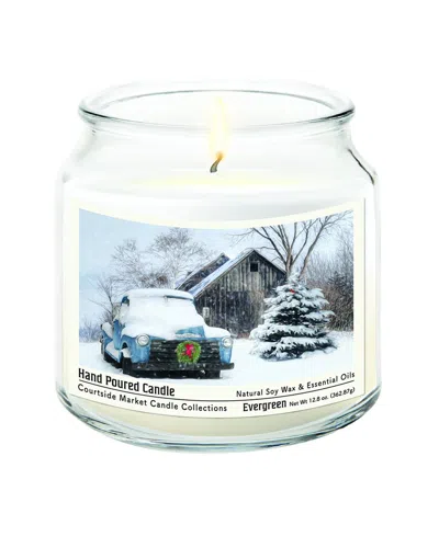 Courtside Market Christmas On The Farm Hand-poured Soy Wax Candle In Multi